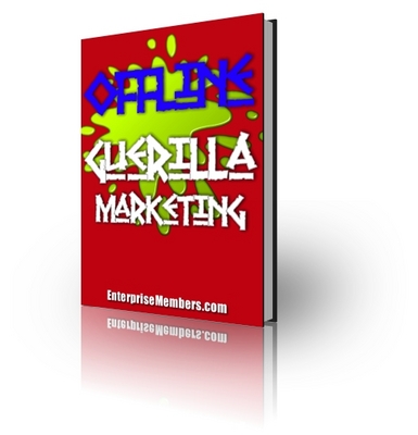 Product picture Offline Guerilla Marketing with Master Resell Rights